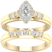 10K 1/4 CTW Diamond Bridal Set