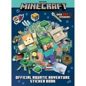 Random House Minecraft Official Aquatic Adventure Sticker Book