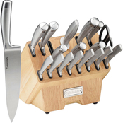 Cuisinart Normandy Collection 19 pc. Stainless Steel Cutlery Block Set