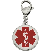 Stainless Steel Medical Jewelry Charm