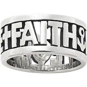 James Avery Sterling Silver Faith Hope Love Ring
