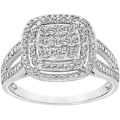 Sterling Silver 1/10 CTW Diamond Fashion Ring
