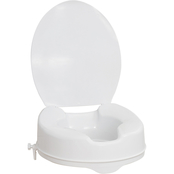 AquaSense Raised Toilet Seat with Lid, 2 in.