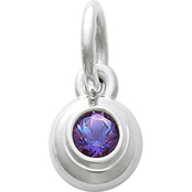 James Avery Remembrance Pendant with Lab Created Alexandrite