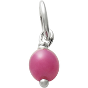 James Avery Dark Pink Glass Enhancer Bead