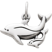 James Avery Mother Baby Dolphin Charm