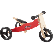 Lil' Rider 2 in 1 Wooden Balance Bike and Push Tricycle