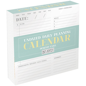 TF Publishing Undated Daily Planning Calendar