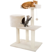 Petmaker 3 Tier Cat Tree with Condo And Scratching Posts