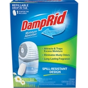 DampRid Fresh Scent Moisture Absorber Refillable Drop-In Tab Starter Kit