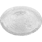 Noritake Hammock Glass 14.5 in. Round Platter