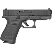 Glock 19 Gen5 9mm 4.02 in. Barrel Front Serrations 15 Rnd 3 Mag Pistol Black