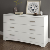 South Shore Gramercy 6 Drawer Double Dresser