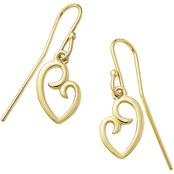 James Avery Yellow Gold Delicate Mother's Love Earrings