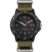 Timex Men's Expedition Gallatin Solar Fabric Strap 44mm Watch TW4B14500JT