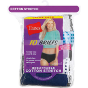 Hanes Breathable Cotton Stretch Brief Panty