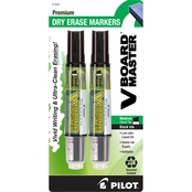 Pilot Dry Erase V Board Master Black Markers 2 ct.