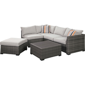 Signature Design by Ashley Cherry Point 4 pc. Outdoor Sectional with Coffee Table