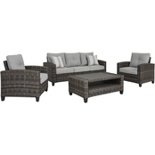 Signature Design by Ashley Cloverbrooke 4 pc. Sofa, Chairs and Coffee Table Set