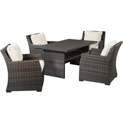 Signature Design by Ashley Easy Isle Table with 4 Chairs