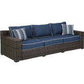 Signature Design by Ashley Grasson Lane Outdoor Sofa with Cushions