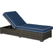 Signature Design by Ashley Grasson Lane Outdoor Chaise Lounge with Cushions