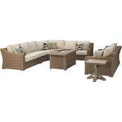 Signature Design by Ashley Beachcroft 6 pc. Outdoor Sectional