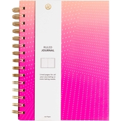 U Brands Pink and Orange Spiral Journal