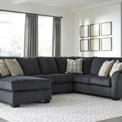 Signature Design by Ashley Eltmann 3 pc. Sectional with LAF Chaise and RAF Sofa