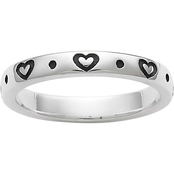 James Avery Amor Stacked Ring  Size 7
