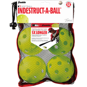 Franklin MLB Indesctruct A Ball Softball 4 pc. with Mesh Bag