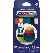 Pacon Creativity Street Modeling Clay, 6 Assorted Colors