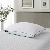 Serta 233 Thread Count Summer/Winter White Goose Feather Bed Pillows, 2 pk.
