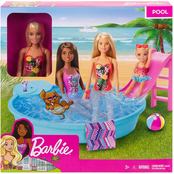 Barbie Pool with Doll Playset