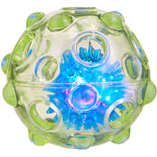 Leaps & Bounds Chomp and Chew Light Up Ball Dog Toy