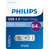 Philips 64GB Vivid Edition USB 2.0 Flash Drive