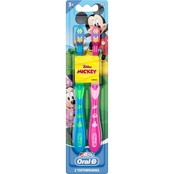 Oral-B Kids Mickey and Minnie Mouse Toothbrush 2 ct.