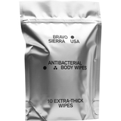 Bravo Sierra Antibacterial Extra Thick Body Wipes 10 ct.