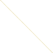 14K Yellow Gold 1.0mm Singapore Chain Necklace