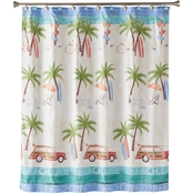 Saturday Knight LTD Paradise Beach Fabric Shower Curtain