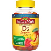Nature Made Vitamin D3 125 mcg Gummies 80 ct.