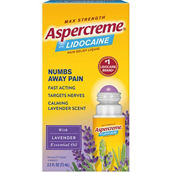 Aspercreme with Lidocaine No Mess Applicator and Lavender Essential Oils 2.5 oz.