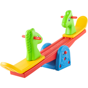 Hey! Play! Colorful Animal Seesaw with Easy Grip Handles