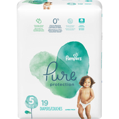 Pampers Pure Protection Diapers Size 5 (greater than 27 lb.) 19 ct.