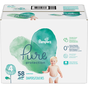 Pampers Pure Protection Diapers Size 4 (22-37 lb.)  58 ct.