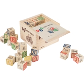 Hey! Play! ABC and 123 Wooden Blocks Letter and Number Toy