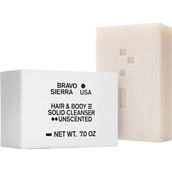 Bravo Sierra Hair and Body Unscented Solid Cleanser
