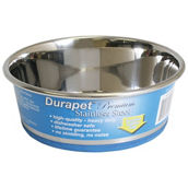 Our Pet's Durapet Premium Rubber Bonded Stainless Steel Dog Bowl