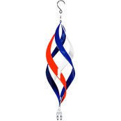 Evergreen 22 in. Kinetic Hanging Spinner, Red-White-Blue