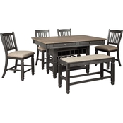 Signature Design by Ashley Tyler Creek 6 pc. Counter Dining Set